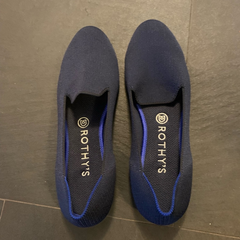 ROTHY’S THE LOAFER navy blue size 9